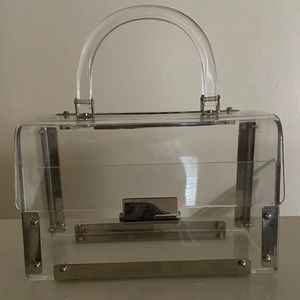 ACRYLIC TOP HANDLE PURSE